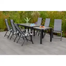 Netto Marken-Discount Merxx 7tlg. Florenz Set Flex Ausziehtisch Angebot