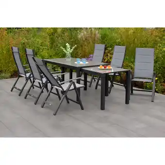 Netto Marken-Discount Merxx 7tlg. Florenz Set Flex Ausziehtisch Angebot
