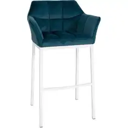 Netto Marken-Discount CLP Barhocker Damaso Samt-Bezug I Gepolsterter Tresenstuhl Angebot