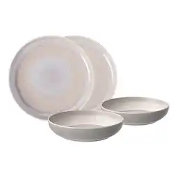 Netto Marken-Discount like. by Villeroy & Boch Tafel-Set Perlemor Sand 4er Set Angebot