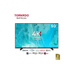 Netto Marken-Discount Tornado LINUX Smart TV 50 Zoll 4K Ultra HD, Rahmenlos, mit integriertem Receiver Angebot