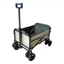 Netto Marken-Discount Outdoor active Bollerwagen beige/olivgrün Angebot