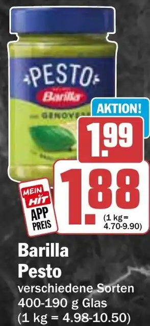 Hit Barilla Pesto Angebot