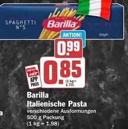 Hit Barilla Italienische Pasta Angebot