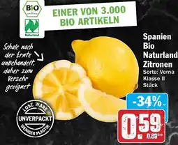 Hit Spanien Bio Naturland Zitronen Angebot