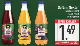 E-Center Edeka Herzstucke Saft oder Nektar Angebot