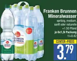 E-Center Franken Brunnen Mineralwasser Angebot