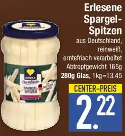 E-Center Erlesene Spargel Spitzen Angebot