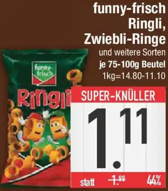 E-Center funny-frisch Ringli, Zwiebli-Ringe Angebot