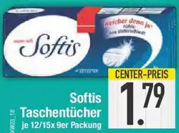 E-Center Softis Taschentücher Angebot
