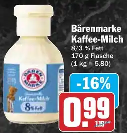 Hit Bärenmarke Kaffee-Milch Angebot