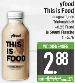 E-Center yfood This is Food Angebot