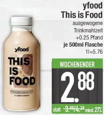 E-Center yfood This is Food Angebot