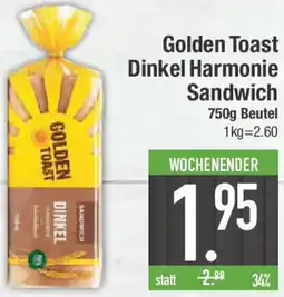 E-Center Golden Toast Dinkel Harmonie Sandwich Angebot