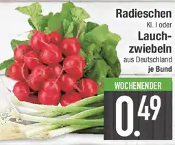 E-Center Radieschen oder Lauchzwiebeln Angebot