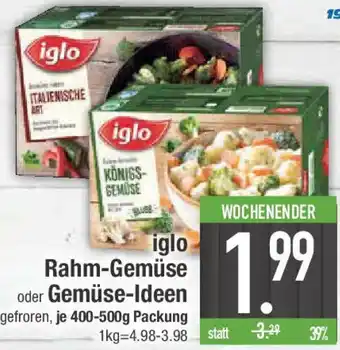 E-Center iglo Rahm-Gemüse oder Gemüse-Ideen Angebot