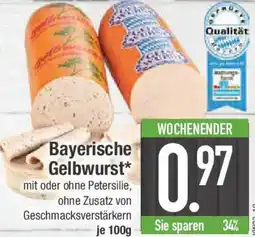 E-Center Bayerische Gelbwurst Angebot