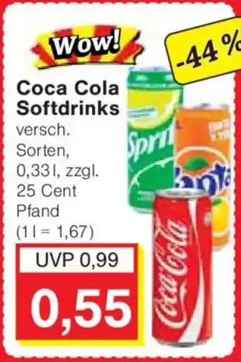 Jawoll Coca Cola Softdrinks Angebot