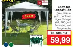 Jawoll TIM GARDEN Easy-Up Faltpavillon Angebot