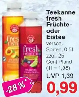 Jawoll Teekanne fresh Früchte oder Eistee Angebot