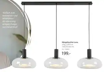 Zurbrüggen Hängeleuchte Lune Angebot
