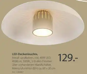 Zurbrüggen Dieter Knoll LED-Deckenleuchte Angebot