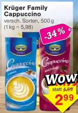 Jawoll Krüger Family Cappuccino Angebot