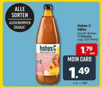 Famila Nord Ost Hohes C Säfte Angebot