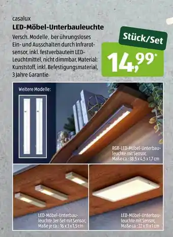 Aldi Süd Casalux Led Möbel Unterbauleuchte Angebot