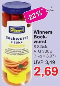 Jawoll Winners Bockwurst Angebot
