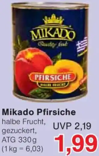 Jawoll Mikado Pfirsiche Angebot