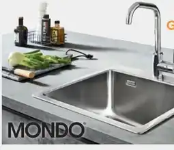 Opti Wohnwelt Mondo Edelstahlspüle LEIKO-50-ED Angebot