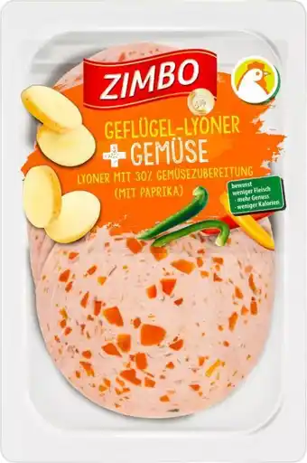 Kaufland Zimbo Geflügel-Lyoner + Gemüse Angebot