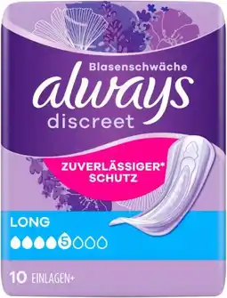 Kaufland Always Discreet Hygieneeinlagen Angebot