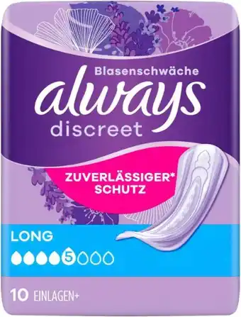Kaufland Always Discreet Hygieneeinlagen Angebot