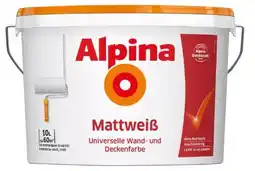 Kaufland Alpina Wand- und Deckenfarbe Mattweiß Angebot