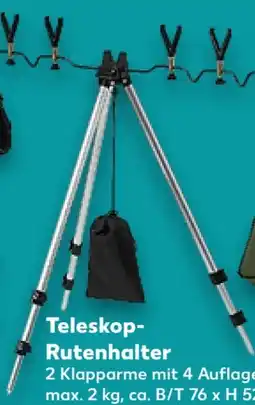 Kaufland Newcential Teleskop-Rutenhalter Angebot