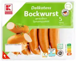 Kaufland K-Classic Delikatess-Bockwurst Angebot