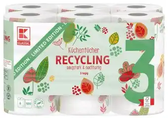 Kaufland K-Classic Recycling-Küchentücher Angebot