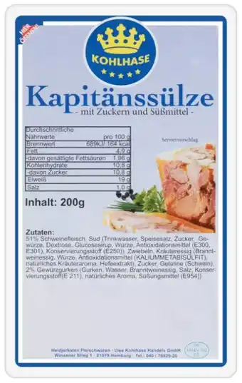 Kaufland Heidjerkaten Fleischwaren Uwe Kohlhase Handels Kapitänssülze Angebot
