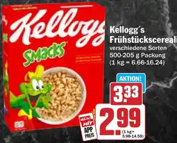 Hit Kellogg's Frühstückscerealien Angebot
