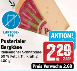 Hit Pustertaler Bergkäse Angebot