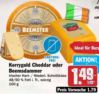 Hit Kerrygold Cheddar oder Beemsdammer Angebot
