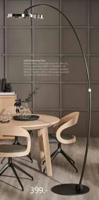 Zurbrüggen LED-Stehleuchte Drito Angebot