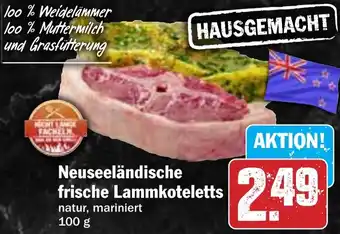 Hit Neuseeländische frische Lammkoteletts Angebot