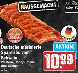 Hit Deutsche marinierte Spareribs vom Schwein Angebot
