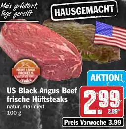 Hit US Black Angus Beef frische Hüftsteaks Angebot