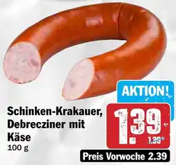 Hit Schinken-Krakauer, Debrecziner mit Käse Angebot
