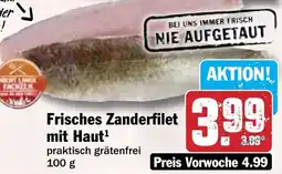 Hit Frisches Zanderfilet mit Haut Angebot