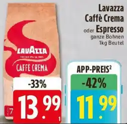 E-Center Lavazza Caffè Crema oder Espresso Angebot